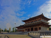 汶上建筑攝影之紅樓藍天