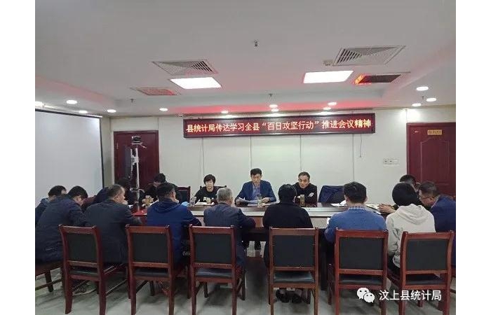 縣統(tǒng)計(jì)局傳達(dá)學(xué)習(xí)汶上縣“百日攻堅(jiān)行動(dòng)”推進(jìn)會(huì)議精神